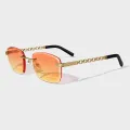 oem odm customized rimless sunglasses krs 205 2