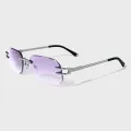 oem odm customized rimless sunglasses krs 208 2