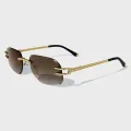 oem odm customized rimless sunglasses krs 208 6